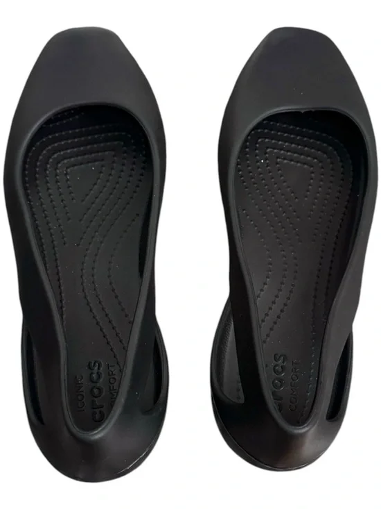 Crocs Sloane Ballet Flats Women's Size 9 Black Slip On Comfort Shoes - Picture 4 of 7
